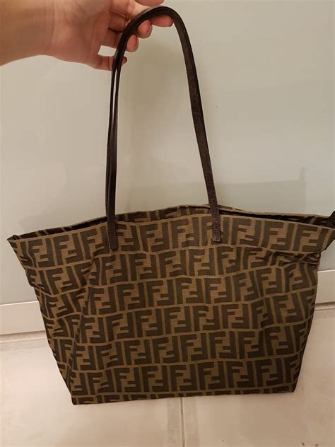 authentic fendi tote bags|fendi tote bag 2020.